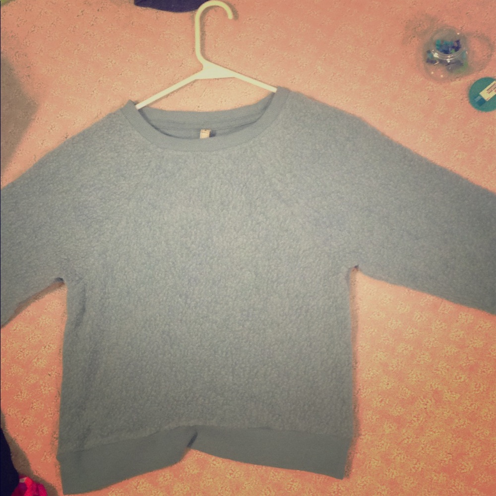 Teal sweater